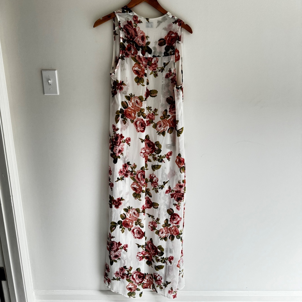 Show Me Your Mumu Clemmie Cape Kimono Duster Boho Floral Festival Size Small - Picture 6 of 7